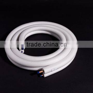 air conditioner pipe and air conditioning tube with white insulation