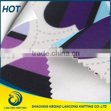 Fabric supplier China supplier Spandex Clothing polyester thick satin fabric