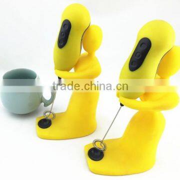 Milk Frother With Gril Base