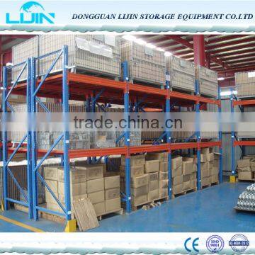 Adjustable warehouse storage steel panel heavy duty rack system