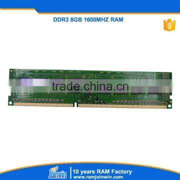 Custom your logo!non ecc 1600mhz 8gb computer memory ram ddr3
