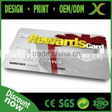 Free Design~~~!!! Membership golden number plastic cards/Plastic VIP card with CMYK printing