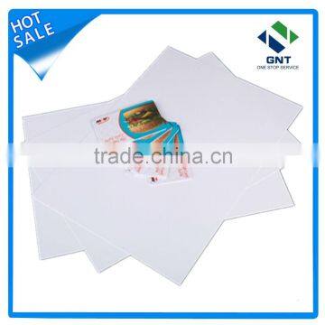 White plastic sheet for laser print