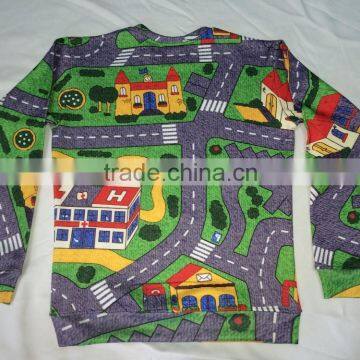 Wholesale Sublimation Printed Custom Mens Hooded Sweatshirt photo-2