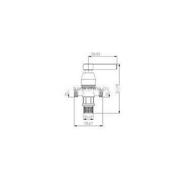 China Good Price Angle Valve Abs for Bathroom Accessory