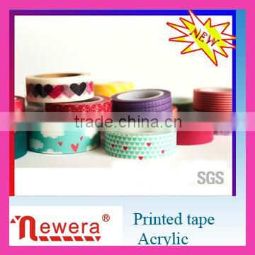 easy tear bopp label custom packing sello tape