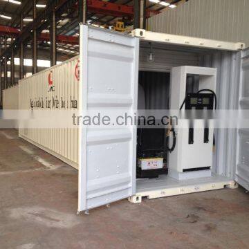 Containerized Mobile Filling Station Both for Gasoline and Diesel Skid Mounted Mobile Petrol Station photo-4
