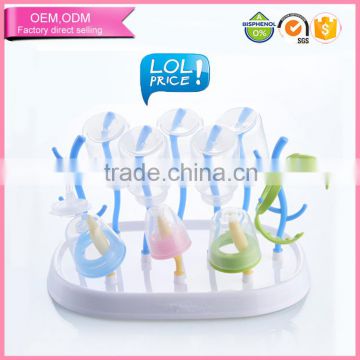 Factory wholesale food grade drainer drying rack for baby bottle