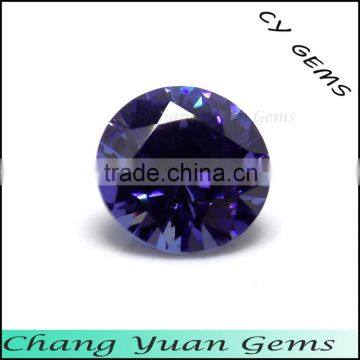 2.00mm Tanzanite Color Round Shape imitation gems