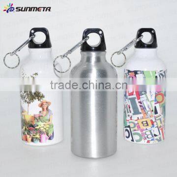 Sublimation Wholesale Aluminum Water Bottle 400ML White/Sliver (LH-12) photo-3