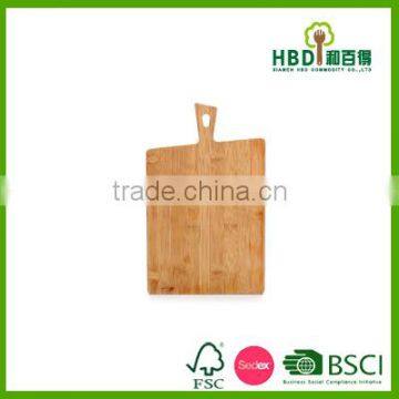 Natural Fashionable Bamboo Cheese Cutting Board With Logo
