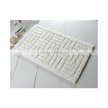 Anti-slip Shaggy Bath Mat With TPR Backing and Pile Cut photo-3