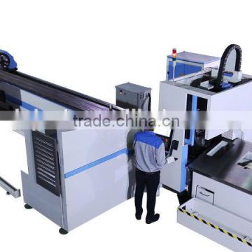 automatic steel square tube fiber laser cutting machine