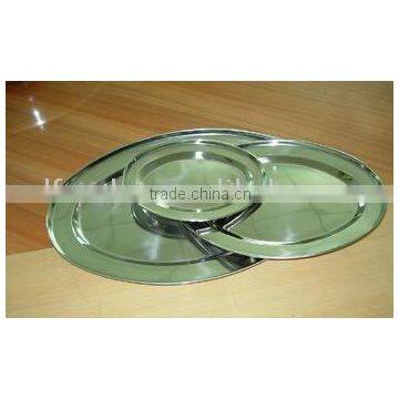 High quality stainless steel Oval Tray