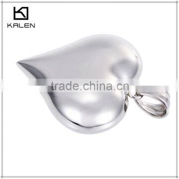 Lady Love Shape Shiny Stainless Steel Broken Heart Pendant Jewelry photo-2