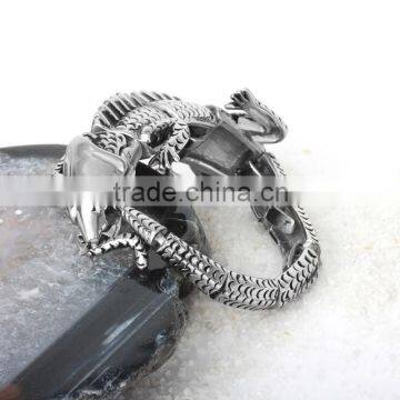 Fashion Men's Stainless Steel Animal Bracelet Clasp photo-2