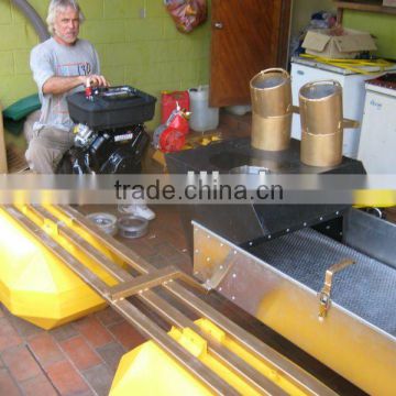 portable gold dredger for shallow water