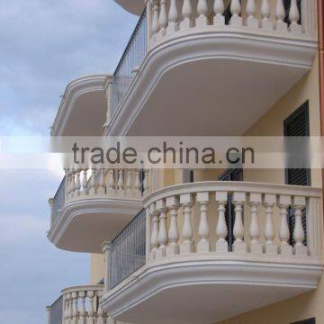 sandstone balustrades for outside balcony