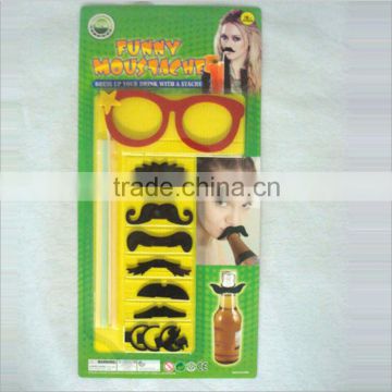 artificial moustache/chilrden funny moustache/party fake beard moustache/masked ball moustache