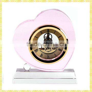 Unique Exquisite Luxury Crystal Clock Souvenir For New Year Business Gifts Souvenirs