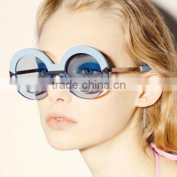 2016 new retro-reflective block sunglasses