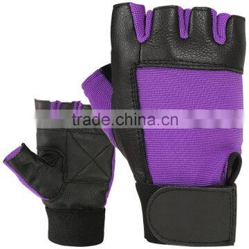 High Quality Latest Design Custom Made Weight Lifting Gloves Leather / Forway