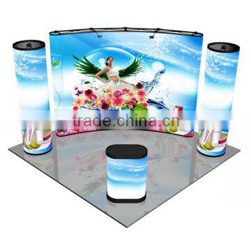 Aluminum frame for any size booth