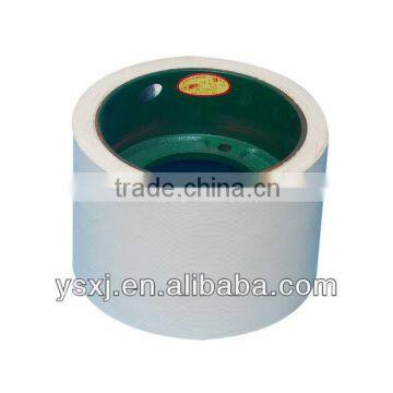 6 inch NBR white dehusking rice rubber roller, rice huller rubber roller