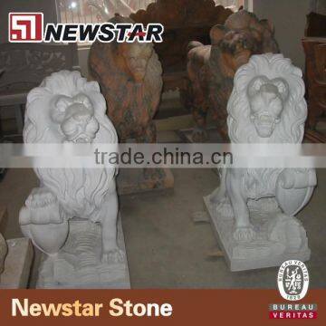 Newstar Chinese Traditional Stone Lion Statue photo-6