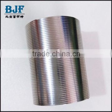 ss304 perfect roundness wedge wire slot filter