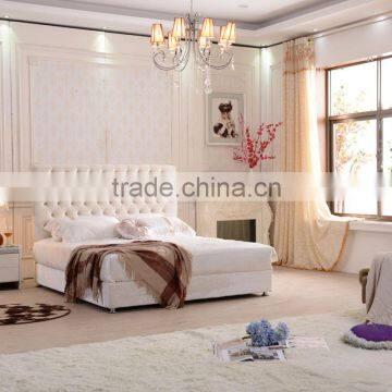 Modern 5 star hotel double bed China bedroom furniture