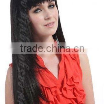 Fashion long wig hairstyle ,synthetic full lace girl wigs