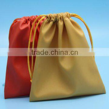 new products water proof drawstring leather towel bag for packing