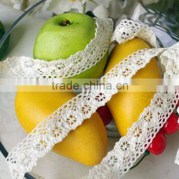 White Cotton Lace Ribbon Address Acceory C250111