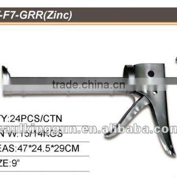 zinc plated heavy duty type caulking gun