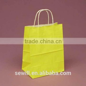 Recycle white kraft paper bag wholesale