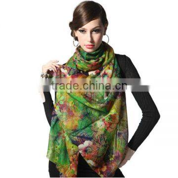 Factory No MOQ Customized Silk Polyester Cotton Linen Cashmere & Wool Scarf