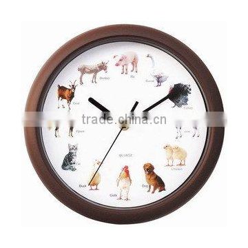 Musical Wall Clock Dog Sound Clock