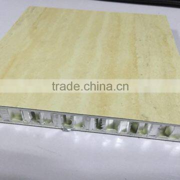 Stone laminiated stone aluminium honeycomb sandwich panels