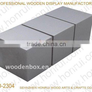 Silver MDF Wooden Display for Jewellery