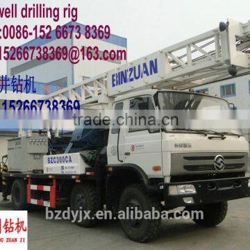 200m cheap stock truck mounted water well drilling rig