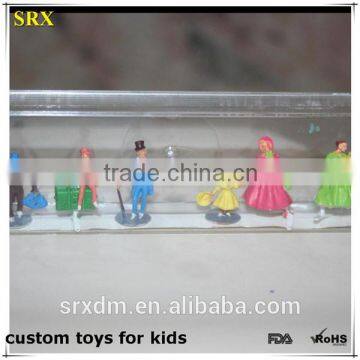 Custom high quality mini plastic figurines Miniature people, custom mini figure