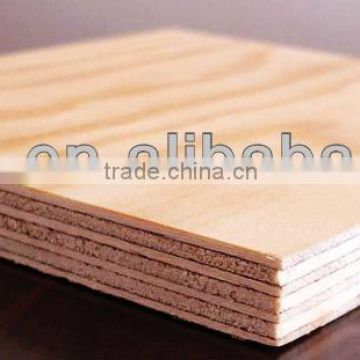 Pine plywood for construction and packing