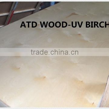 18mm furniture grade UV birch plywood