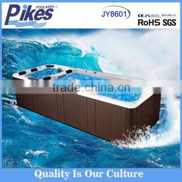 Deluxe 6 meter 10 people combo swim spa pool with massage