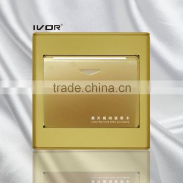 Good Quality IVOR Hotel RFID Card Energy Saver Key Card Power Switch Insert T5557 Card for Power SK-ES2300RF Champagne Gold