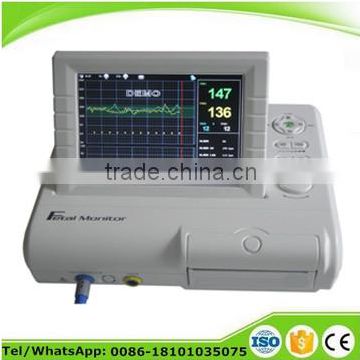 CE certified Fetal monitor fetal heart rate doppler monitoring Single Twins optional manufacturer