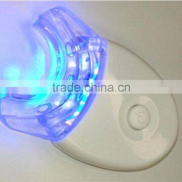 Mini home use laser teeth whitening light blue led with tray