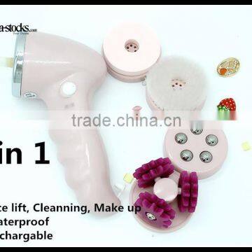 Electrical Multifunction Facial Cleanser 4 in 1 Deep Clean Brush Massager Scrubber