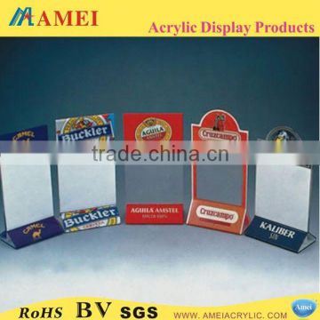 2014 HOT SELL wooden menu stand